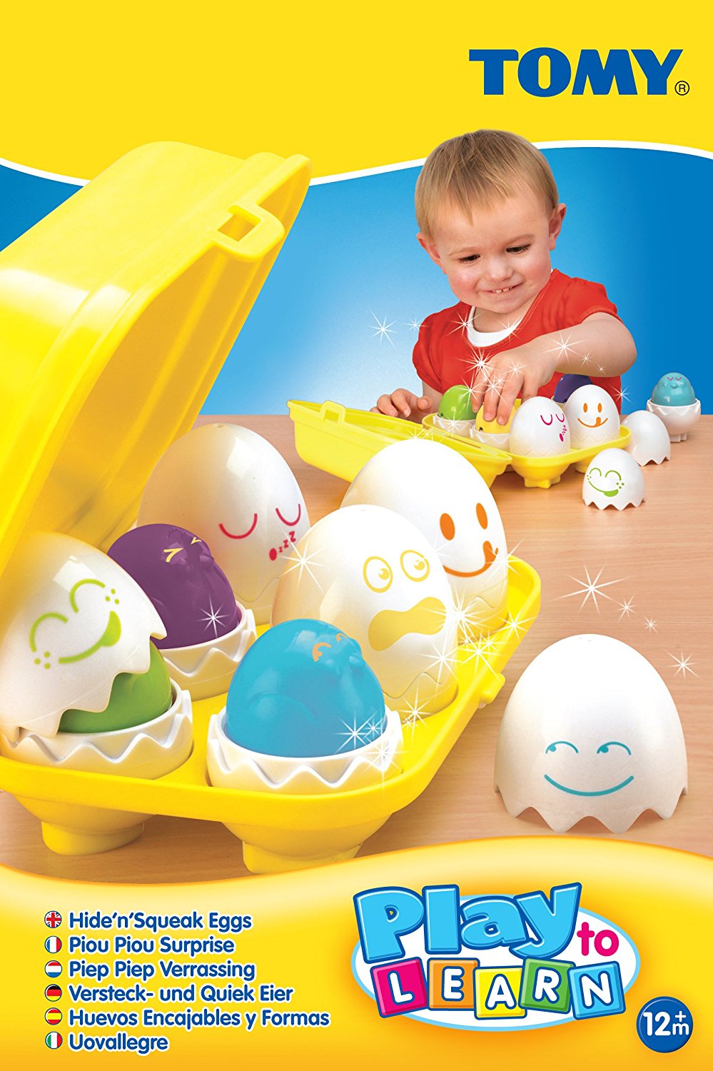 Развивающая игрушка-сортер Веселые Яйца  